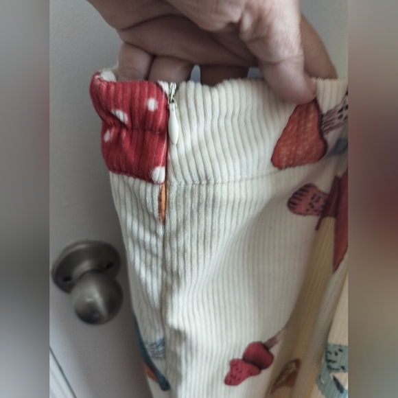 Cider Mushroom Print Cream Jumpsuit Sz 2X - Picture 6 of 9